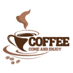 Brown Classic Coffee Logo